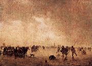 Jan van Goyen Landscape with Skaters oil